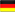 Flagge Deutschland signalisiert Information auf Deutsch folgt